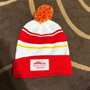 Chiefs GEHA Field NFL Red and White Beanie